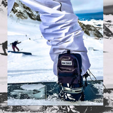 Load image into Gallery viewer, NG Snowboard Binding Bag High-back Backpack Cognac Brown On Snow