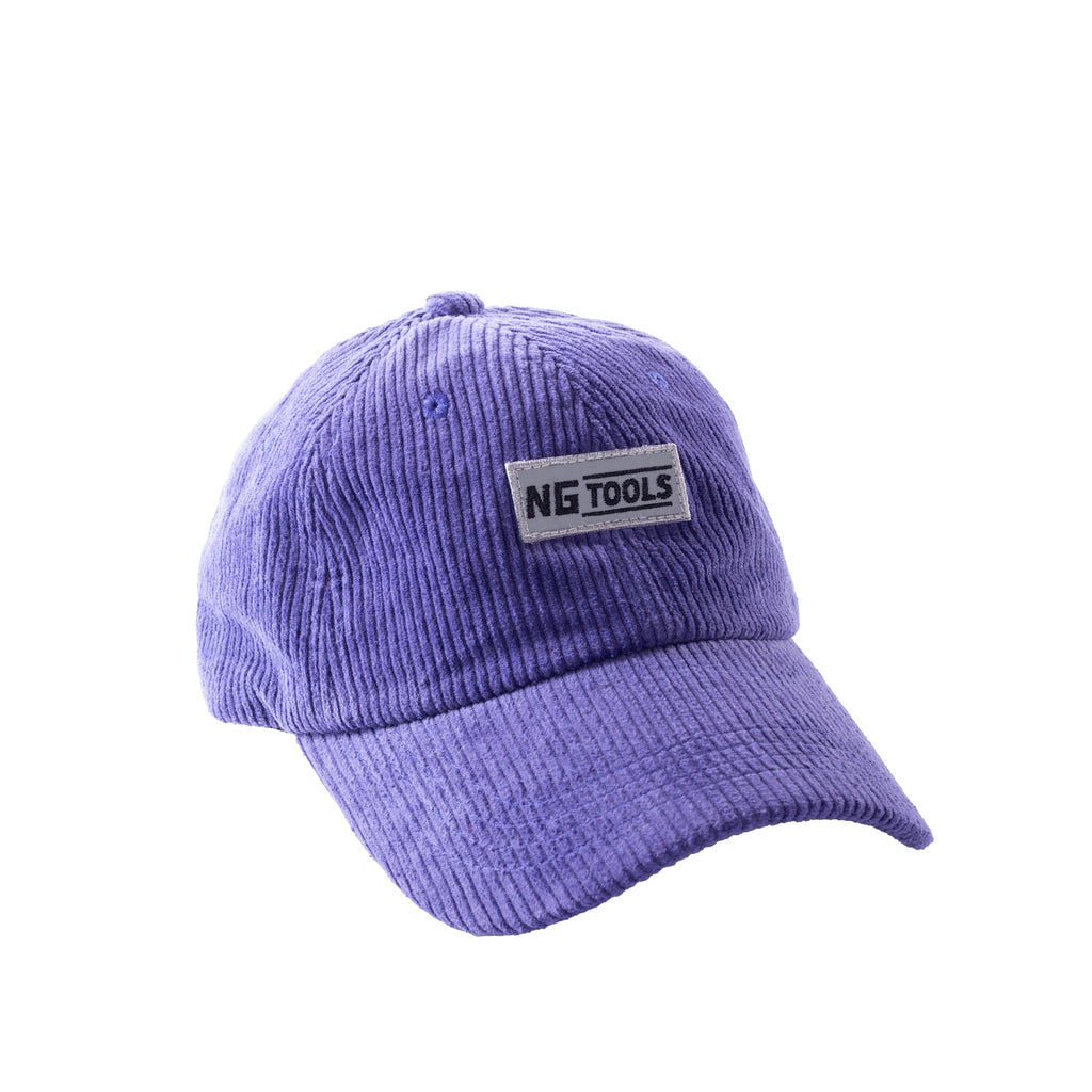 NGtools Corduroy Dad Cap. Style and fashion in one. Style on Snow. Fashion on Snow. Fashion on Snowboard and Ski. Purple Color. Snowboard Buyers Guide. Stoked Snowboard Gear