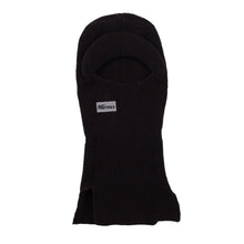 Load image into Gallery viewer, Stay warm and visible with the NGtools Reflective Balaclava. Perfect for snowboarding, skiing, and winter sports. Features a reflective logo for low-light conditions. Winter Black Skimask with Peak on Snow.