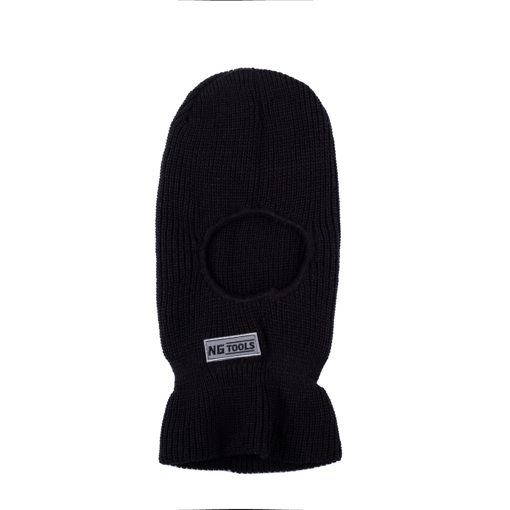 Stay warm and visible with the NGtools Reflective Balaclava. Perfect for snowboarding, skiing, and winter sports. Features a reflective logo for low-light conditions. Winter Black Skimask one Hole on Snow.