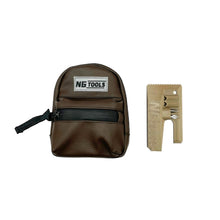 Laden Sie das Bild in den Galerie-Viewer, NG Leather Set – synthetic leather snowboard binding bag and multitool combo by NG Tools