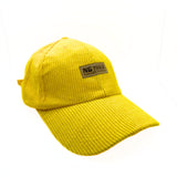 NGtools Dad Corduroy Cap Yellow – Classic Style for Snowboarders & Streetwear Lovers