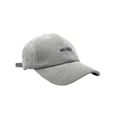 NGtools Dad Corduroy Cap Gray – Classic Style for Snowboarders & Streetwear Lovers