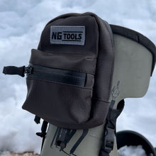 Load image into Gallery viewer, NGtools Leather Snowboard Binding Bag on Snowboard