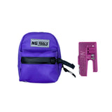 NG Leather Set Purple | Premium Synthetic Leather Snowboard Binding Bag + NG Compact Multitool PRO