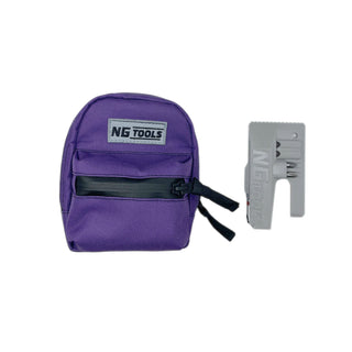 NGtools Purple NG Binding Bag Classic cordura snowboard binding bag set with NG Multitool Pro pocket snowboard tool
