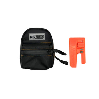 NG Classic Set Black Orange – snowboard binding bag and NG Compact Multitool combo by NG Tools