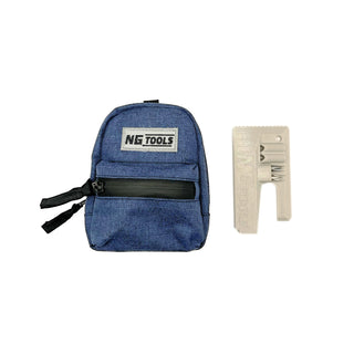 NG Classic Set Jeans Blue – snowboard binding bag and NG Compact Multitool combo by NG Tools