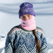 Load image into Gallery viewer, NGtools “No Bullshit, Just Riding” label on beanie – authentic snowboard branding
