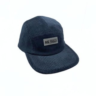 NGtools 5-Panel Corduroy Cap side profile – soft corduroy material and adjustable strap