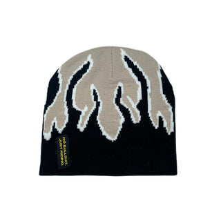 NGtools flame snowboard beanie cream black